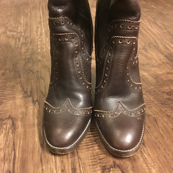 Michael Kors Embroidered Over Knee Boots, Sz 8 M - Picture 2 of 3